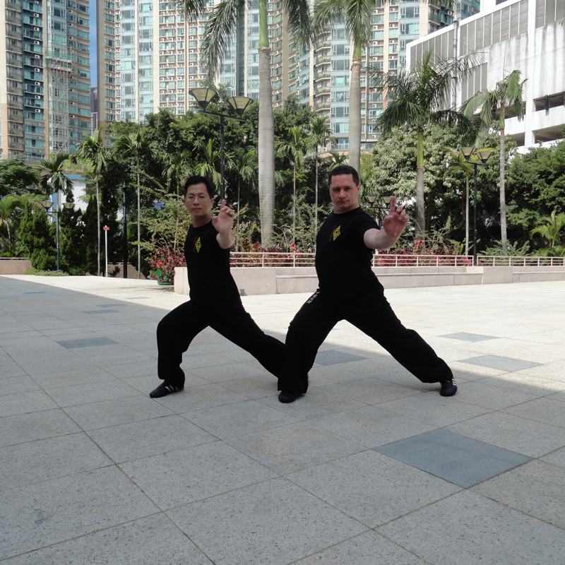 Sifu Wong Hon Keung y su discipulo directo Hernán Dell' Oso